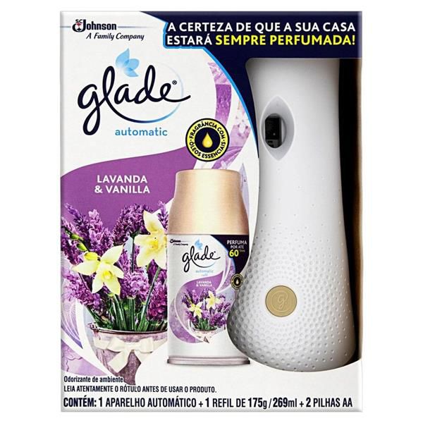 Purif ar glade automatico aparelho 269ml Lavanda/Vanilla