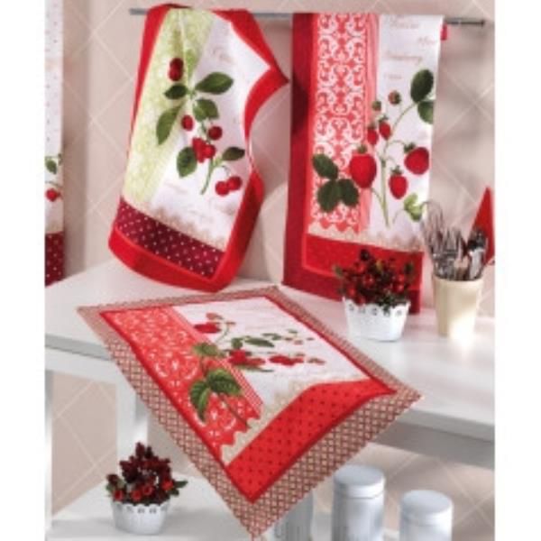 Pano de prato felpudo estampado DOHLER 45cm x 65cm
