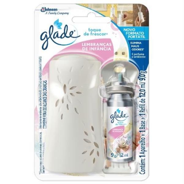 Purif ar glade t frescor aparelho 12ml l infancia