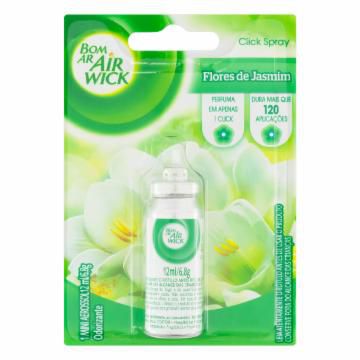Purif bom ar click spray 12ml refil flores de jasmim
