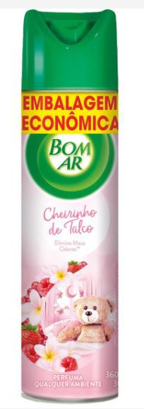 Purificador bom ar aero 360ml cheirinho talco