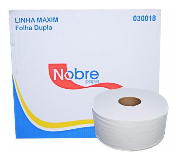 Papel Higienico F Dupla Rolao 100%celulose 8x250m Nobre