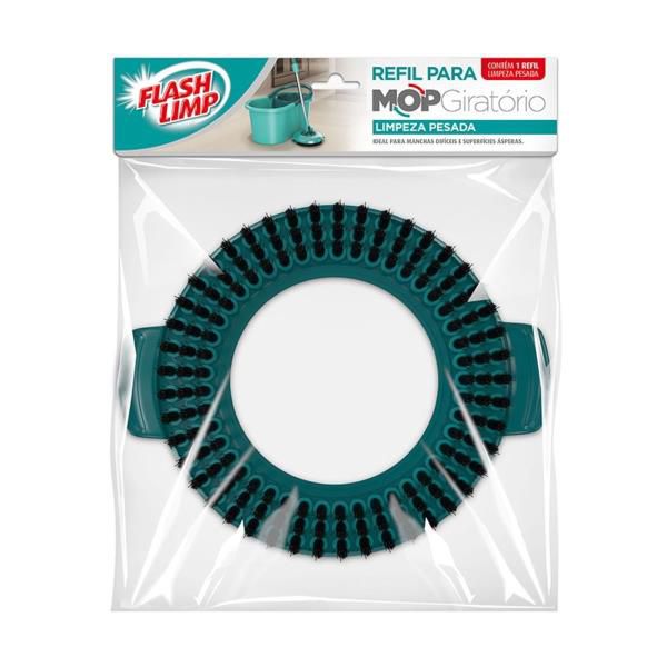 REFIL MOP GIRATORIO LIMPEZA PESADA FLASHLIMP