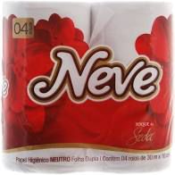 Papel Higienico Neve - 4 rolos Folha Dupla