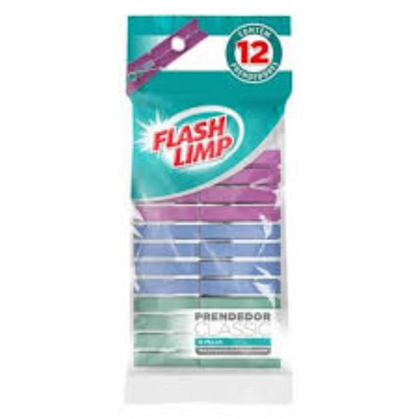 PRENDEDOR CLASSIC 12 PC FLASHLIMP