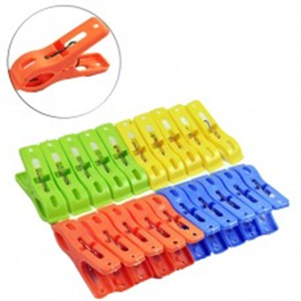 Prendedor colorido 20pcs plast color