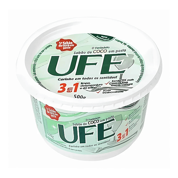 Sabao de coco em pasta UFE 500g
