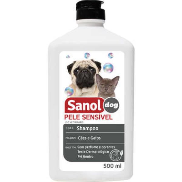 Shampoo pele sensivel sanol dog 500ml