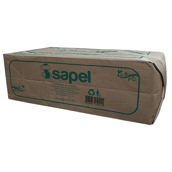 Toalhas interfolhas 2D Branco 20x21cm 1000un Isapel