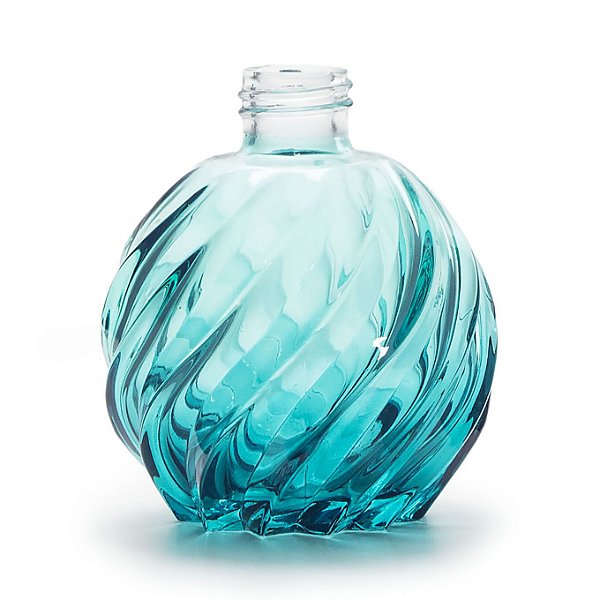 Vidro bola espiral 270ml verde degrade (sem valvula)