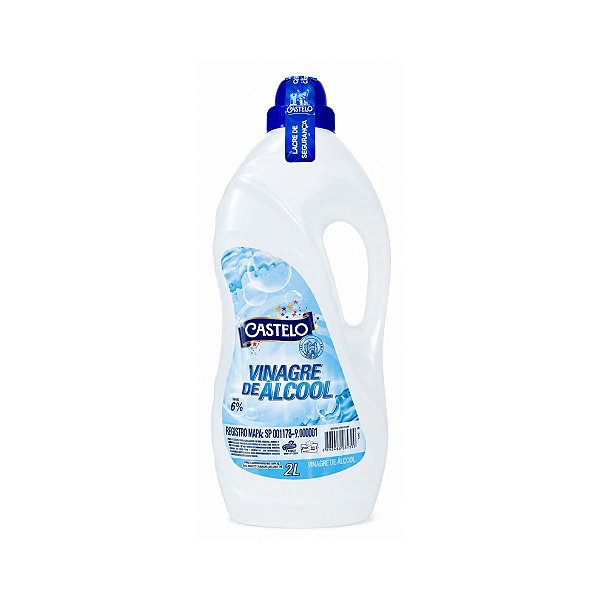 VINAGRE CASTELO ALCOOL 6% 2l