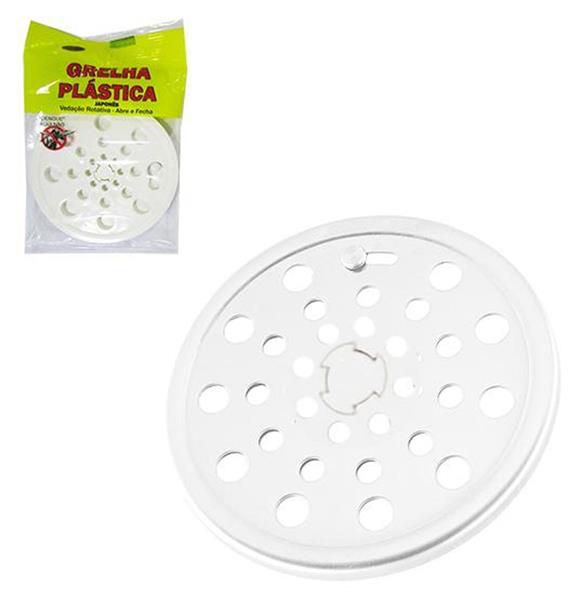 Ralo Grelha Redonda Plastico 100mm