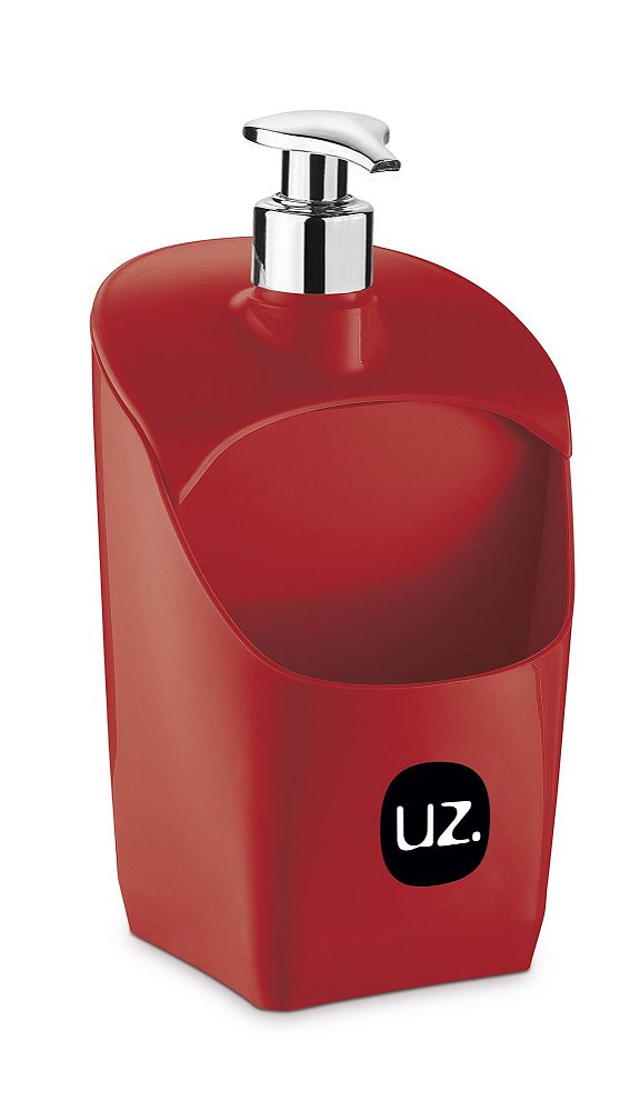 DISPENSER PARA DETERGENTE E BUCHA VERMELHO UZ