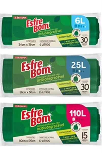 ESFREBOM SACO P/ LIXO BIO 60L