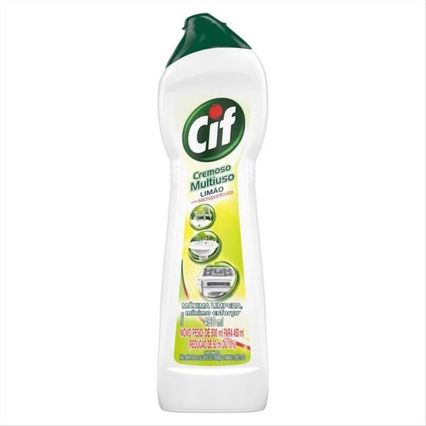 LIMP CIF CREMOSO SAPONACEO 450ml LIMAO