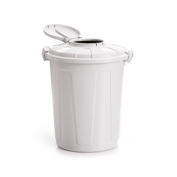 LIXEIRA MULTIUSO 60LTS BRANCA INJEPLASTEC
