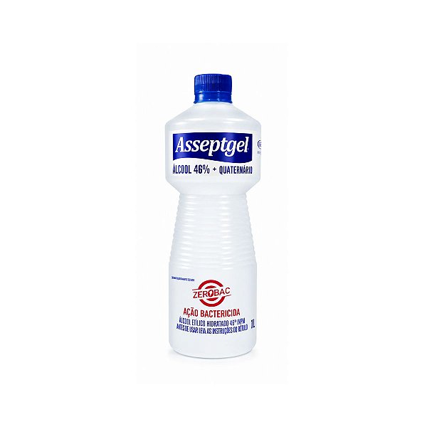 Desinfetante Zerobac Cristal 1L Asseptgel Start