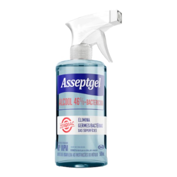 DESINFETANTE ASSEPTGEL ZEROBAC CRISTAL 500ML SPRAY
