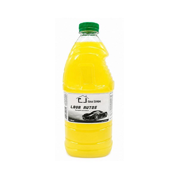 Lava Autos com Cera Auto Brilho 2L Casa Limpa