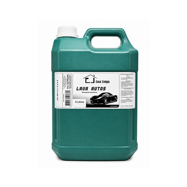 Lava Autos com Cera Auto Brilho 5L Casa Limpa
