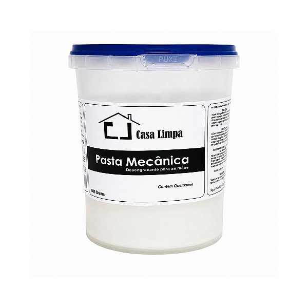Pasta Mecanica Desengraxante para Mãos 800g Casa Limpa