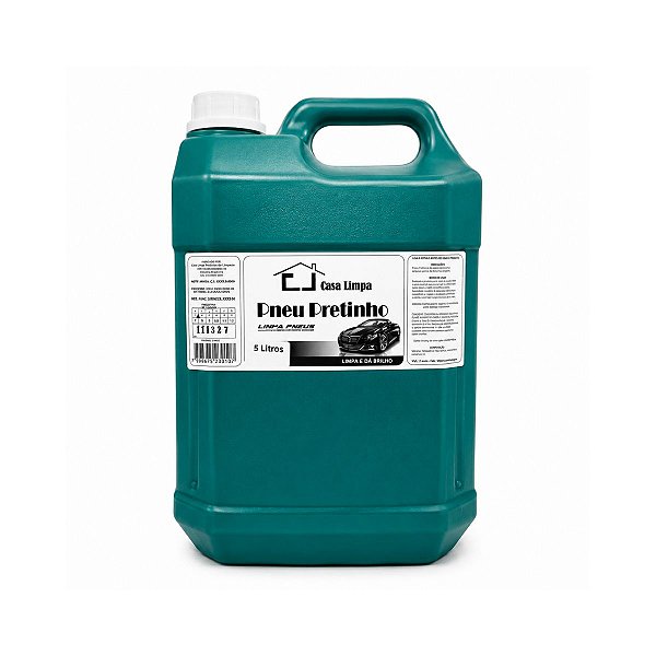 Pneu Pretinho Pneus e Borrachas 5L Casa Limpa