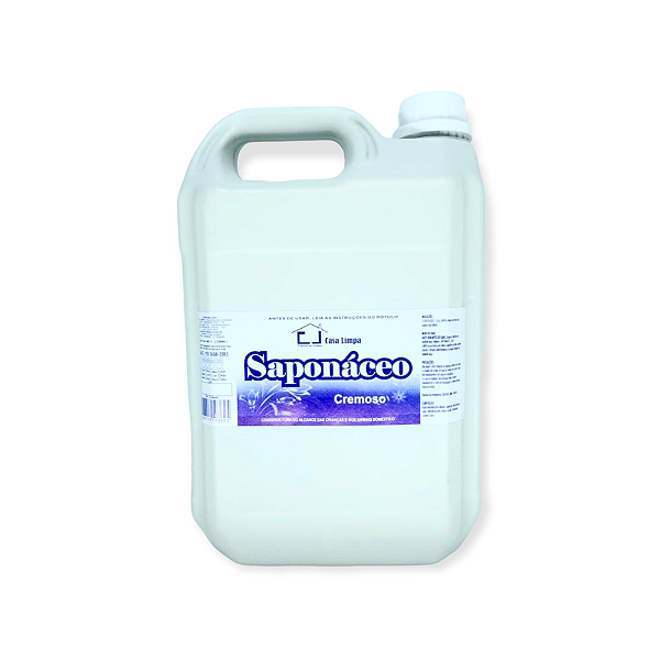 SAPONACEO CREMOSO GALAO 5L CASA LIMPA