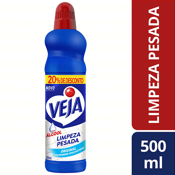 Limpador veja limpeza pesada original com alcool 500ml