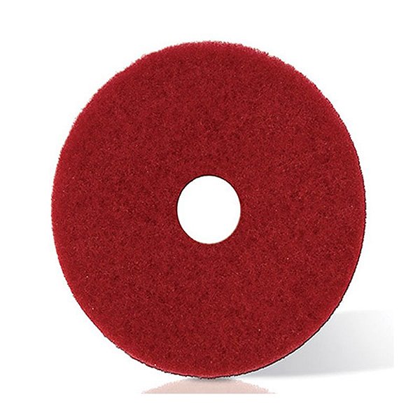 Disco restaurador vermelho p/enceradeira *410mm* -  NOBRE