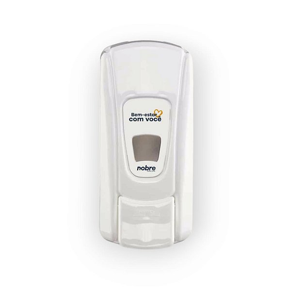 Dispenser saboneteira liq 800ml c/ reserv Branco City NOBRE