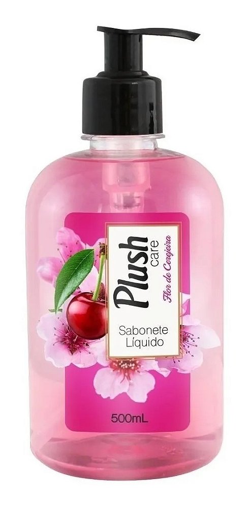 SABONETE LIQUIDO FLOR DE CEREJEIRA PLUSH CARE 500ML