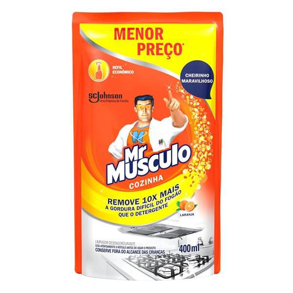 Desengordurante Mr.Musculo Cozinha Refil Sache 400ml