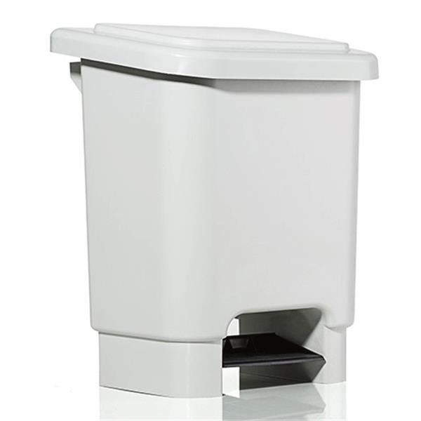 LIXEIRA 15L C/ PEDAL BRANCO LARPLASTICOS