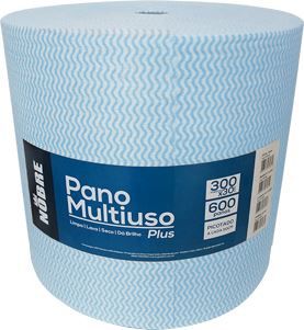 Pano multiuso SLIM 30cm x 300m - 600 panos (picotado aprox. 50cm) NOBRE azul