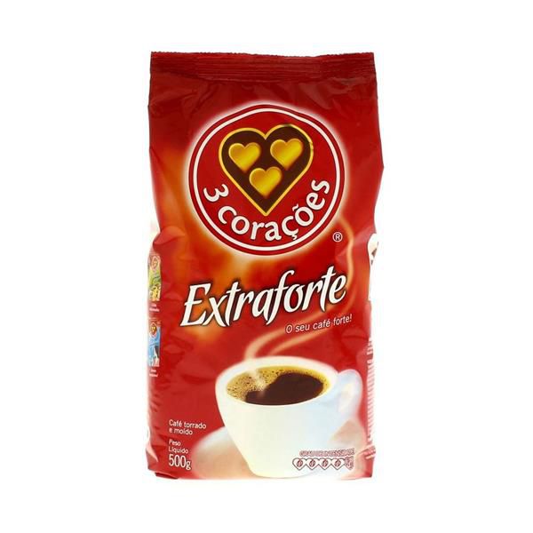 CAFE 3 CORACOES ALMOFADA 500G EXTRA FORTE