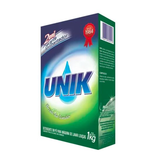 Unique detergente em pó lavar louca 1Kg