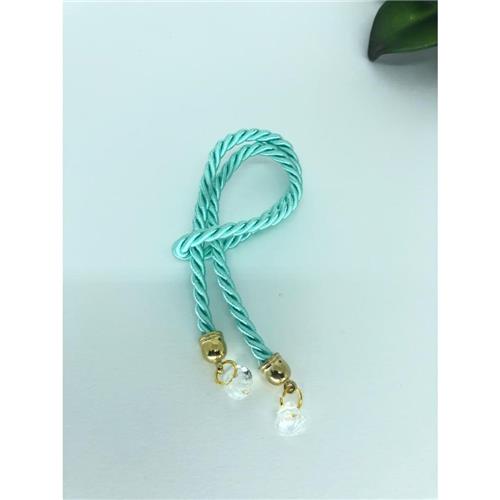 ENFEITE CORDAO CRISTAL TIFANY C OURO