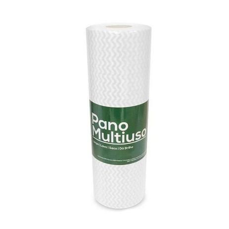 Pano multiuso SLIM 30cm x 12,5m - 25 panos (picotado aprox. 50cm) NOBRE branco