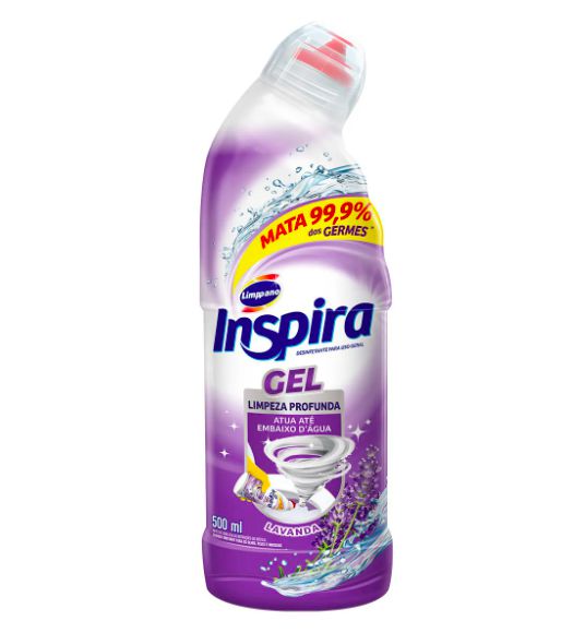 INSPIRA GEL LIMPADOR SANITARIO LAVANDA 500ML