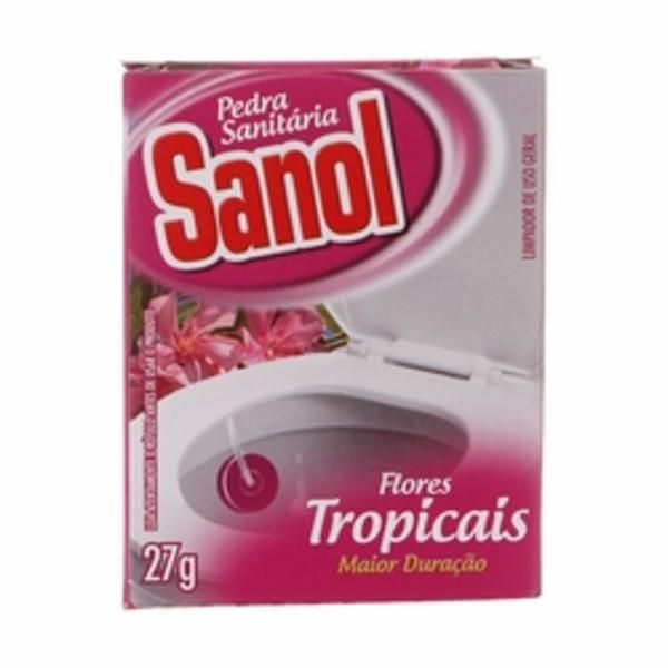 PEDRA SANITARIA FLORES TROPICAIS SANOL 27G