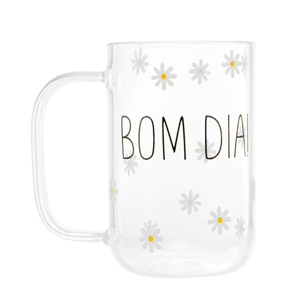 Conjunto 2 Canecas De Vidro Borossilicato De 280ml Wolff