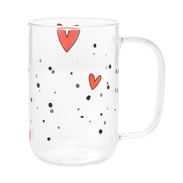 Conjunto 2 Canecas De Vidro Borossilicato De 280ml Wolff