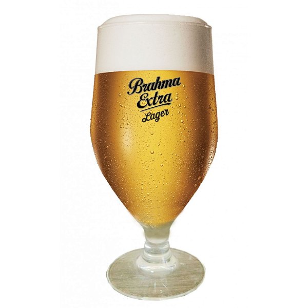 Taça Para Cerveja Modelo Brahma Extra Lager 380ml Oficial