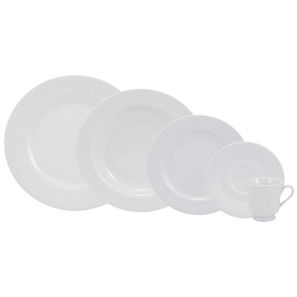 Jogo Porcelana Schmidt 20pçs – Linha Noiva