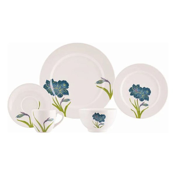 Jogo Porcelana Schmidt Real 20pçs – Linha Amarilis