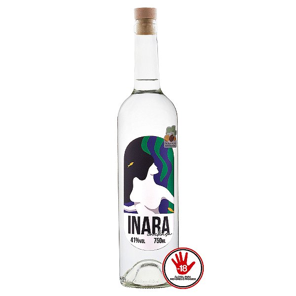 Cachaça Inara Prata 750mL (Premiada)