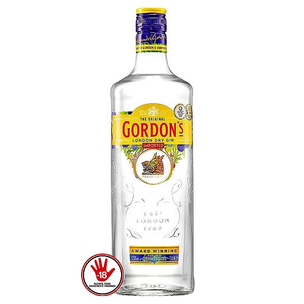 Gin Gordons London Dry The Original 750mL