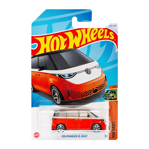 Carro Hot Wheels Volkswagen Id Buzz 2024 Vermelha Lote L HTB94 2/5