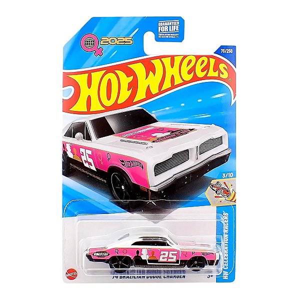 Carro Hot Wheels 74 Brazilian Dodge Charger 2025 Lote E HYX20 3/10