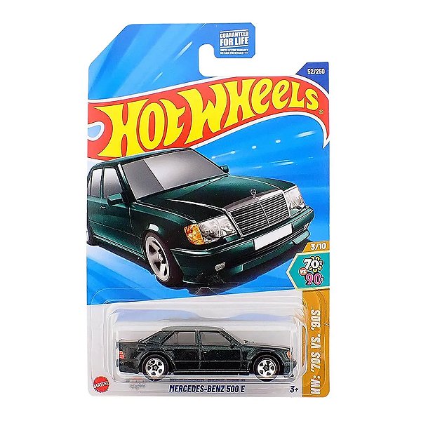 Carro Hot Wheels Mercedes-Benz 500 E Verde 2025 Lote C HYX02 3/10